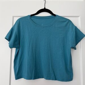 Lululemon cropped cotton tee